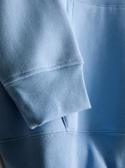 Sudadera con capucha y gráfico en mezcla de algodón