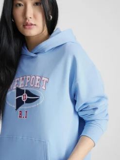 Sudadera con capucha y gráfico en mezcla de algodón