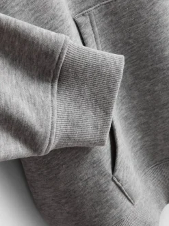 Sudadera con capucha y gráfico en mezcla de algodón