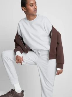 Sudadera con cuello redondo en mezcla de algodón