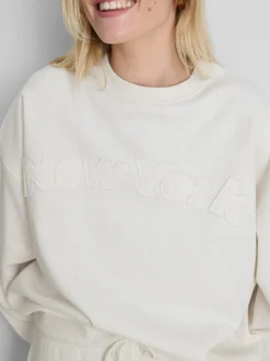 Sudadera con mucho algodón y aplicación