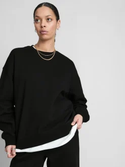 Sudadera de cuello redondo clásica