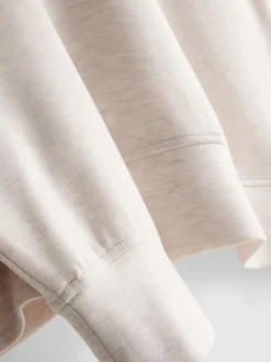 Sudadera de cuello redondo en mezcla de modal
