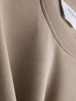 Sudadera de cuello redondo en mezcla de modal