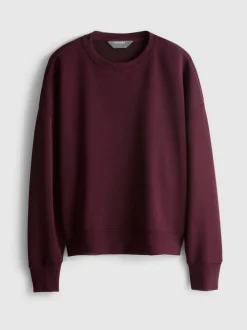 Sudadera de cuello redondo en mezcla de modal