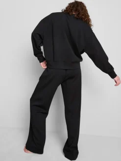 Sudadera de cuello redondo en mezcla de modal