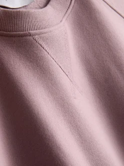 Sudadera de manga raglán con alto porcentaje de algodón