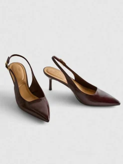 Tacones destalonados de piel sintética By Coleen