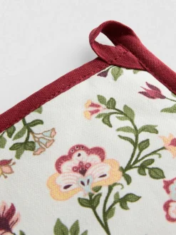 Tapete para ollas calientes con flores