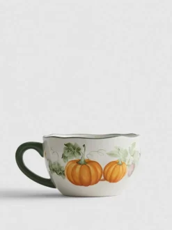 Taza con estampado de calabazas