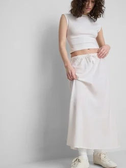 The Primark Scene | Falda midi en mezcla de algodón