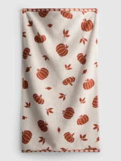 Toalla de mano con calabazas