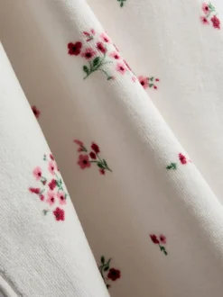 Toalla de mano con estampado floral