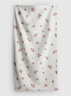 Toalla de mano con estampado floral