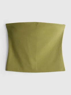 Top bandeau con alto porcentaje de algodón