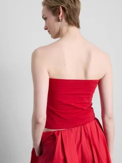 Top bandeau con alto porcentaje de algodón