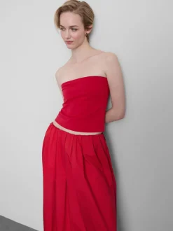 Top bandeau con alto porcentaje de algodón