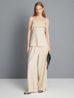Top bandeau con parte superior plegada