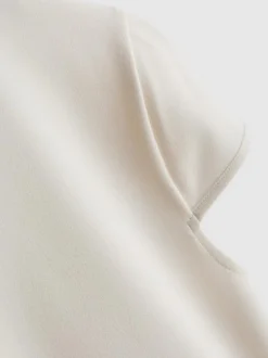 Top de cuello mao