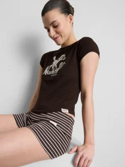 Top de pijama gráfico corto de Bambi de Disney