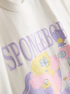 Top de pijama gráfico «OOTD» de Bob Esponja