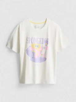 Top de pijama gráfico «OOTD» de Bob Esponja