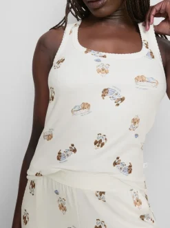 Top sin mangas con perritos de Love To Lounge