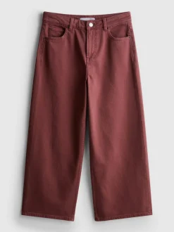 Vaqueros tobilleros de pernera ancha