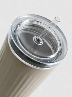 Vaso acanalado para bebidas heladas
