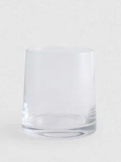 Vaso de vidrio bajo