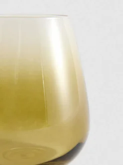 Vaso de vidrio tintado