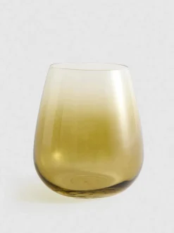Vaso de vidrio tintado