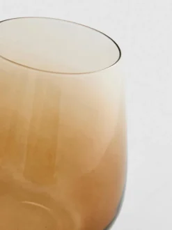 Vaso de vidrio tintado