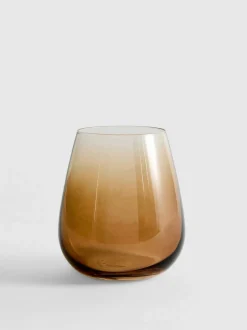 Vaso de vidrio tintado