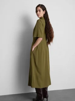 Vestido camisero midi