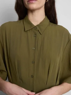 Vestido camisero midi