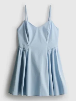Vestido corto con corsé estructurado