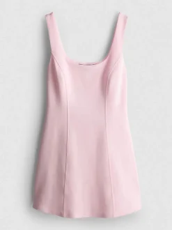 Vestido corto de punto roma con mucho algodón