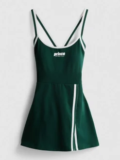 Vestido corto de tenis con bajo abierto de Prince