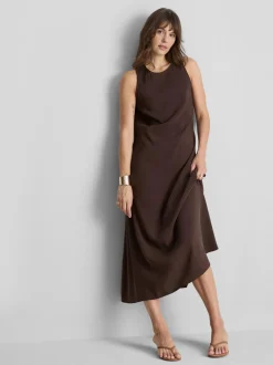 Vestido midi recto