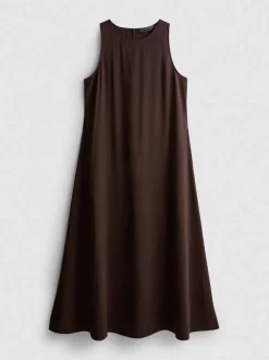 Vestido midi recto