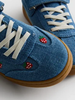 Zapatillas bajas vaqueras con suela de goma