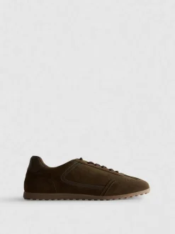 Zapatillas de antelina con cordones de The Edit