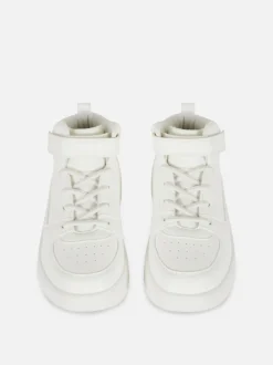 Zapatillas de caña alta con una sola tira de velcro