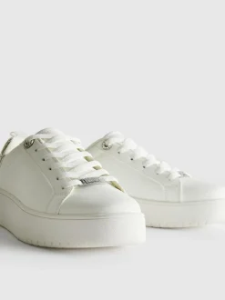 Zapatillas de caña baja con strass