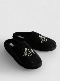 Zapatillas de espuma viscoelástica con bordado «LA»