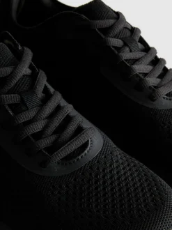 Zapatillas de punto con cordones
