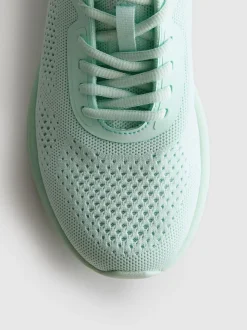 Zapatillas de punto con cordones