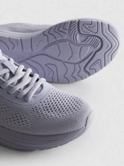 Zapatillas de punto con cordones