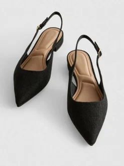 Zapatos destalonados en punta
